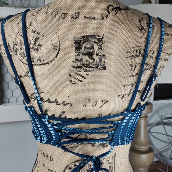 NWT Cupshe green bikini lace up back size M NWT - Picture 6 of 6